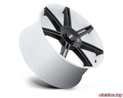Rotiform FRA Wheel 22x10 5x130 56mm Gloss White w/Matte Black Spokes - R908221063+56