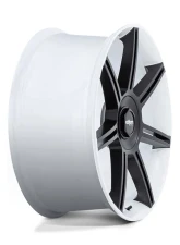 Rotiform FRA Wheel 22x12 5x130 60mm Gloss White w/Matte Black Spokes                                     - R908221263+60 - Image 3