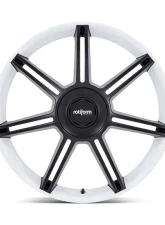 Rotiform FRA Wheel 22x12 5x130 60mm Gloss White w/Matte Black Spokes                                     - R908221263+60 - Image 4