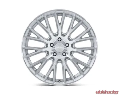 Rotiform RC201 LSE Wheel 20x10 5x120 40 Gloss Silver w/Machined Face - RC201SD20104940
