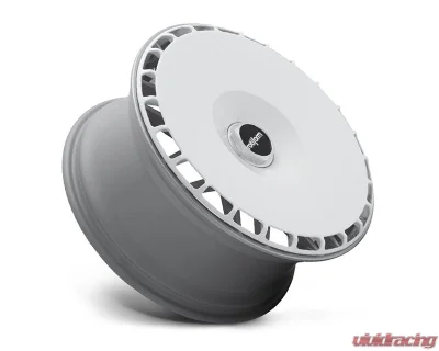 Rotiform Gloss White 18" Thread-On Aerodisc - 32170-AC-18W