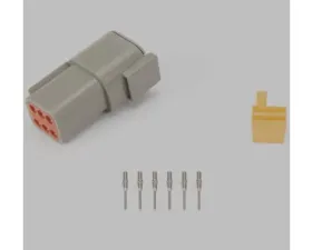 TurboSmart eGate 6 Way Sensor Socket Kit Suits DTM Connector