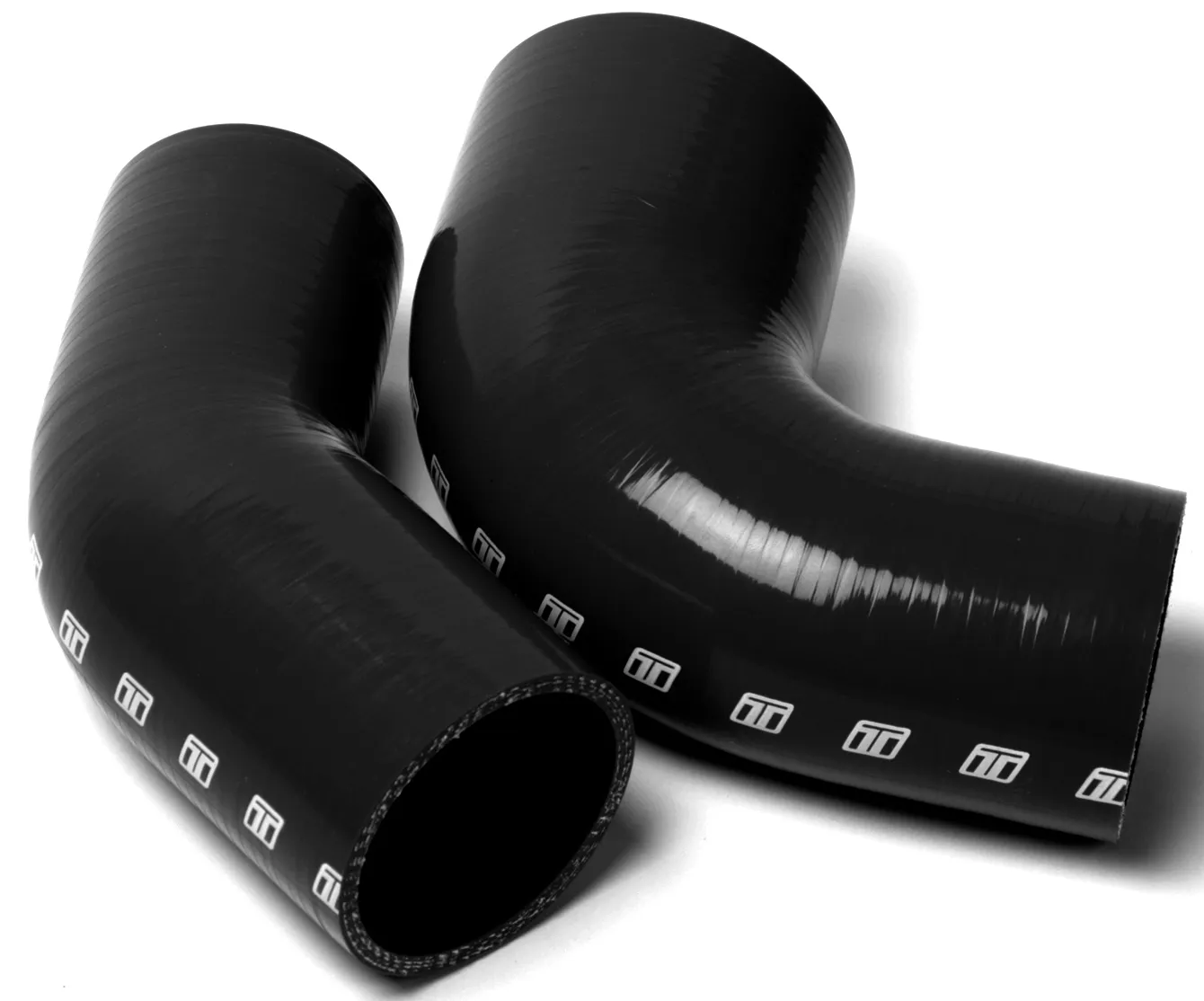 Turbosmart 90 Reducer Elbow 2.5"-3.0" - Black - TS-HRE92530-BK