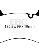 EBC Brakes Bluestuff NDX Trackday Front Brake Pads for BMW M3 3.0 Twin Turbo 2021-2024                                     - DP52454NDX - Image 4