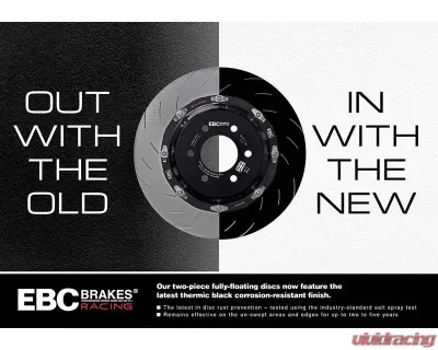 EBC Brakes Rear Axle Floating Two-Piece Rotor Disc 370x24mm for BMW G8X M2 | M3 | M4 2021+ - SG2F026