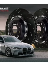 EBC Brakes Rear Axle Floating Two-Piece Rotor Disc 370x24mm for BMW G8X M2 | M3 | M4 2021+                                     - SG2F026 - Image 8