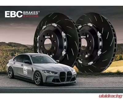 EBC Brakes Rear Axle Floating Two-Piece Rotor Disc 370x24mm for BMW G8X M2 | M3 | M4 2021+ - SG2F026