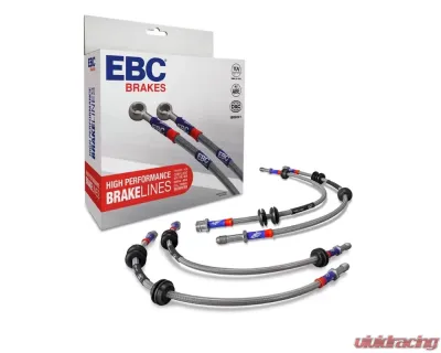 EBC Brakes Stainless Steel Brake Line Kit Lexus LX470 4.7L 1998-2007 - BLA7332-6L