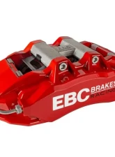 EBC Brakes 380x36mm Racing Red Racing 6-Piston Apollo Big Brake Kit Toyota GR Supra 2020-2024                                     - BBK042RED-1 - Image 2