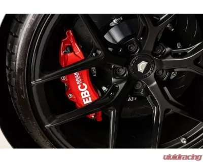EBC Brakes 380x36mm Racing Red Racing 6-Piston Apollo Big Brake Kit Toyota GR Supra 2020-2024 - BBK042RED-1