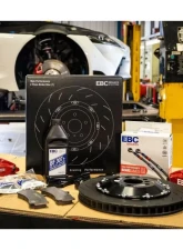 EBC Brakes 380x36mm Racing Red Racing 6-Piston Apollo Big Brake Kit Toyota GR Supra 2020-2024                                     - BBK042RED-1 - Image 8