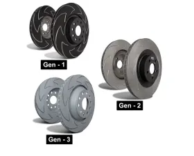EBC Brakes Front 296mm BSD Series Sport Disc Rotors (Pair) Nissan Rogue 2014-2023