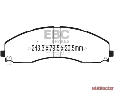 EBC Brakes Extra Duty Brake Pads - ED93078