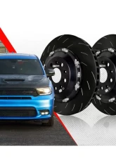 EBC Brakes Racing Front Fully Floating 2-Piece Rotors Dodge Durango SRT | Jeep Grand Cherokee SRT8 2011+                                     - SG2FC7597 - Image 5