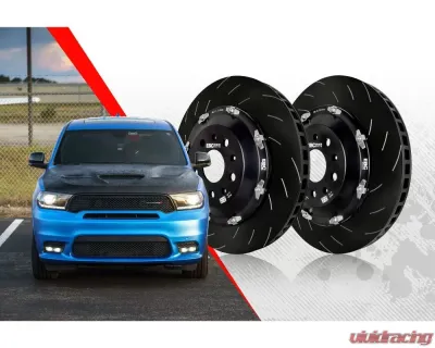 EBC Brakes Racing Front Fully Floating 2-Piece Rotors Dodge Durango SRT | Jeep Grand Cherokee SRT8 2011+ - SG2FC7597
