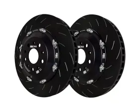 EBC Brakes Racing Front Axle 2-Piece Fully Floating Rotors for Jeep Grand Cherokee 2018-2021, Dodge Durango SRT 2021, 400x36mm