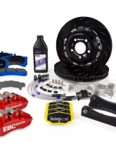 EBC Brakes Front Blue 355mm Disc Balanced Big Brake Kit Volkswagen Golf R | Golf GTI Mk7 | MK8 2013-2022 BBK022BLU-1                                     - BBK033BLU-1 - Image 3