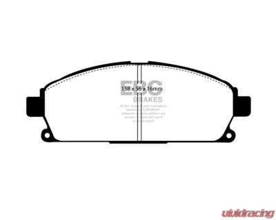 EBC Brakes Greenstuff 2000 Series Rear Sport Brake Pads Infiniti Q45 4.1 1997-2000 - DP21247
