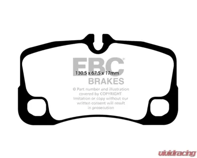 EBC Brakes Greenstuff 2000 Series Rear Sport Brake Pads Porsche 911 2007-2009 - DP21930
