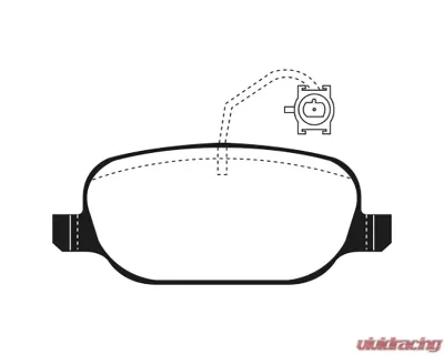 EBC Brakes Greenstuff 2000 Series Rear Sport Brake Pads Alfa Romeo 4C 1.75 2014+ - DP22236