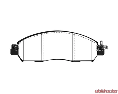 EBC Brakes Greenstuff 2000 Series Front Sport Brake Pads Nissan Leaf Electric 2017+ - DP22310