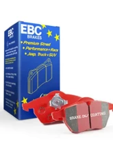 EBC Brakes Redstuff Ceramic Low Dust Front Brake Pads Audi RS7 4.0TT w/Cast Iron Rotors | Trapezoid Weights 2013-2014                                     - DP32081C - Image 2