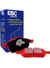 EBC Brakes Redstuff Ceramic Low Dust Front Brake Pads Audi RS7 4.0TT w/Cast Iron Rotors | Trapezoid Weights 2013-2014                                     - DP32081C - Image 3