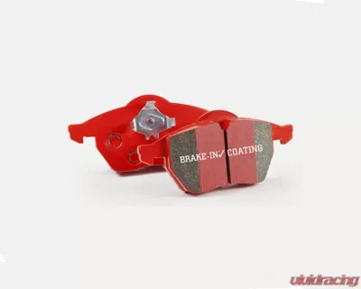 EBC Brakes Redstuff Ceramic Low Dust Front Brake Pads Audi RS7 4.0TT w/Cast Iron Rotors | Trapezoid Weights 2013-2014 - DP32081C