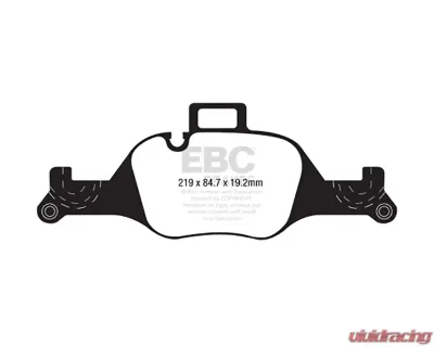 EBC Brakes Redstuff Ceramic Low Dust Front Brake Pads BMW 530 G30 2017+ - DP32289C