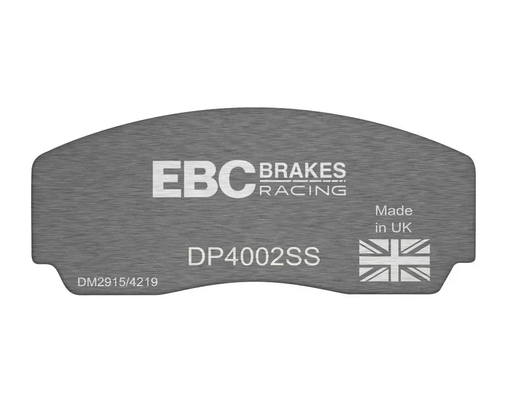 EBC Brakes Apollo-4 Caliper Yellow Street & Track Brake Pads Audi | Fiat | Ford | Hyundai | Mazda | Scion | Subaru | Toyota | Volkswagen 2003-2022 - DP4002SS