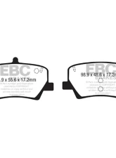 EBC Brakes Yellowstuff Street & Track Rear Brake Pads Volvo XC40 T4 2018+                                     - DP42366R - Image 4