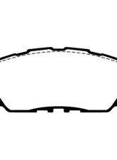 EBC Brakes Yellowstuff Street & Track Front Brake Pads Lexus ES300H 2.5L Hybrid 2019+                                     - DP42378R - Image 4