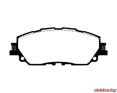 EBC Brakes Yellowstuff Street & Track Front Brake Pads Lexus ES300H 2.5L Hybrid 2019+ - DP42378R
