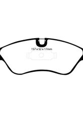 EBC Brakes Yellowstuff Street & Track Front Brake Pads for Daewoo Lanos 1.6 1992-2002                                     - DP4760R - Image 4