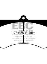 EBC Brakes Bluestuff NDX Full Race Rear Brake Pads Land Rover Ranger Rover Sport 2012-2013                                     - DP52068NDX - Image 3