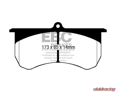 EBC Brakes Bluestuff NDX Full Race Rear Brake Pads Land Rover Ranger Rover Sport 2012-2013 - DP52068NDX