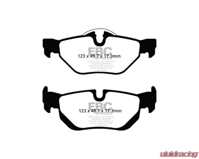 EBC Brakes Bluestuff NDX Full Race Rear Brake Pads BMW X1 2013-2015 - DP52069NDX