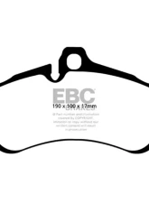 EBC Brakes Bluestuff NDX Full Race Front Brake Pads for Porsche 911 GT3 2010-2012                                     - DP52094NDX - Image 3