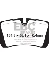 EBC Brakes Bluestuff NDX Full Race Rear Brake Pads Land Rover Defender 90 2020+                                     - DP52161NDX - Image 3