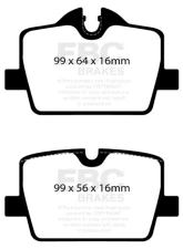 EBC Brakes Bluestuff NDX Full Race Rear Brake Pads BMW Z4 G29 2.0T 2019+                                     - DP52405NDX - Image 3
