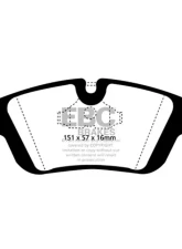 EBC Brakes Bluestuff NDX Full Race Front Brake Pads BMW Z3 1996-1998                                     - DP5914NDX - Image 3