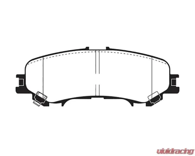 EBC Brakes Greenstuff 6000 Series Rear Truck/SUV Street Sport Brake Pads Nissan Titan 5.6L 2016+ - DP63089
