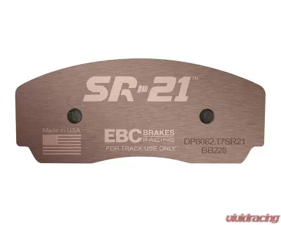 EBC Brakes Front SR-21 Sintered Race Brake Pad AC | Aston Martin | Jaguar | Lotus | Marcos | TVR | Vauxhall 1990-2008 - DP8002.17SR21