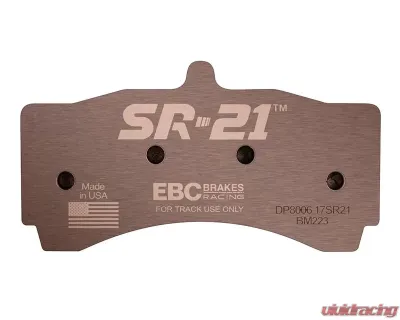 EBC Racing Front SR-21 Sintered Race Brake Pad AP Racing | Holden HSV | K-Sport 1997-2013 - DP8006.17SR21