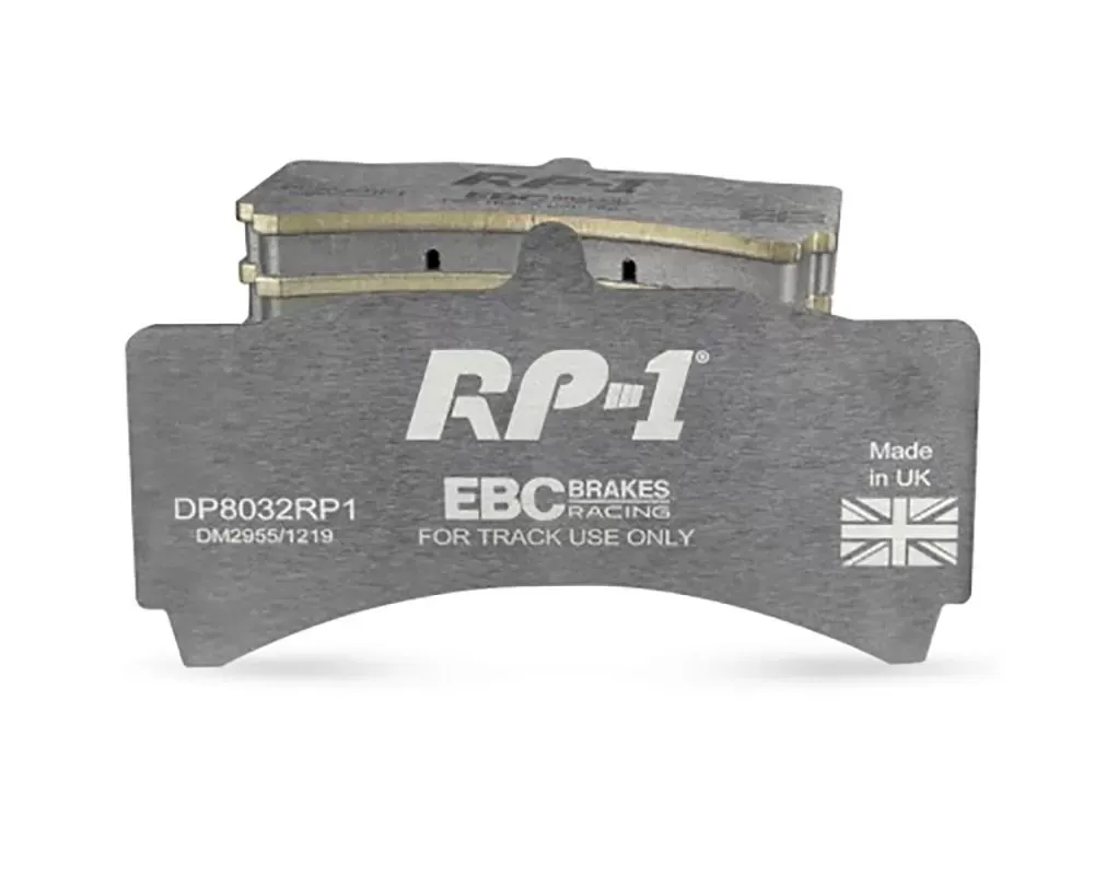 EBC Racing Alcon Mono4 Caliper Front RP-X Track & Race Brake Pads - DP8066RP1
