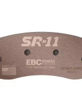 EBC Racing Front SR-11 Sintered Race Brake Pad Porsche 991 GT3 | 718 Cayman GT4 w/PFC Brakes                                     - DP8081.22SR11 - Image 2