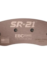 EBC Racing Front SR-21 Sintered Race Brake Pad Porsche 991 GT3 | 718 Cayman GT4 w/PFC Brakes                                     - DP8081.22SR21 - Image 2