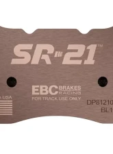EBC Racing Front & Rear SR-21 Sintered Race Brake Pads Alfa Romeo | Cadillac | Chevrolet | Ford | Maserati | Tesla 1997-2022                                     - DP81210.15SR21 - Image 2