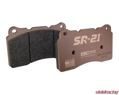 EBC Racing Front & Rear SR-21 Sintered Race Brake Pads Alfa Romeo | Cadillac | Chevrolet | Ford | Maserati | Tesla 1997-2022 - DP81210.15SR21