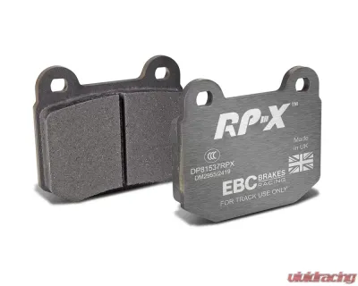 EBC Racing Rear RP-X Track & Race Brake Pads Brembo | Hi-Spec | Stoptech | Tarox | Mitsubishi | Nissan | Subaru - DP81537RPX